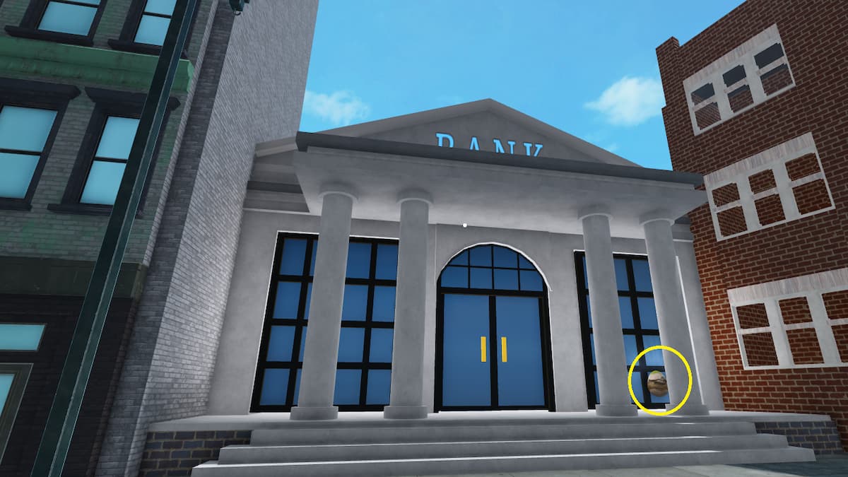A Bank in Clothing Simulator