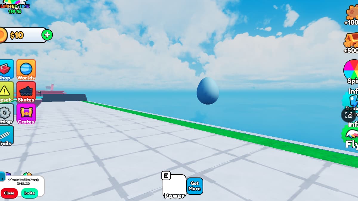 Water egg location in Obby But You're on Roller Skates - Roblox The Hatch Event