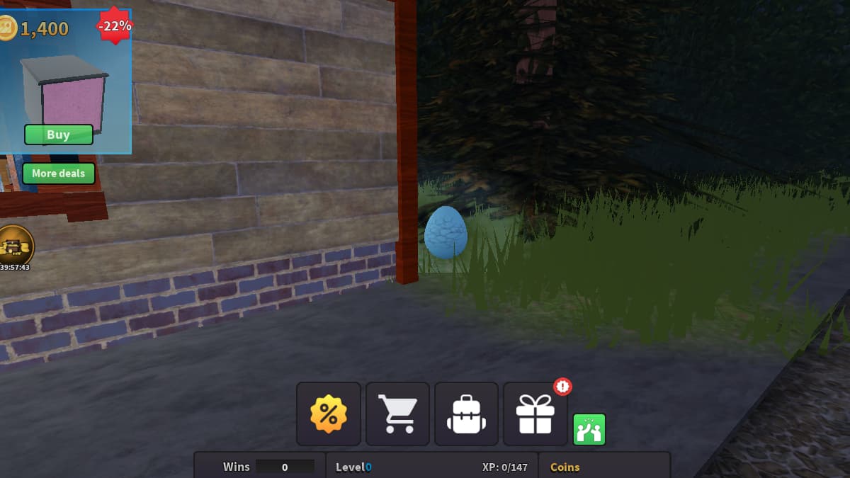 Water egg location in Paperface Who's the Killer - Roblox The Hatch Event