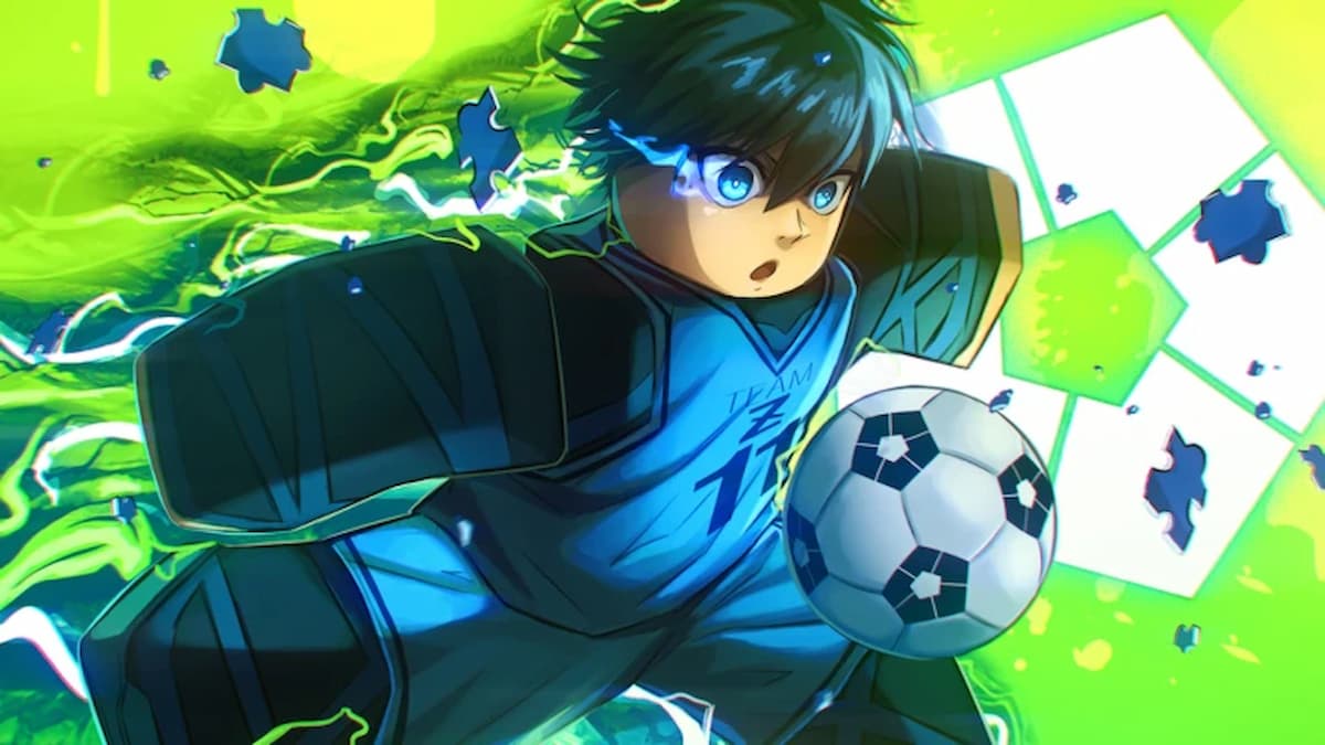 A player kicking ball in Goalbound