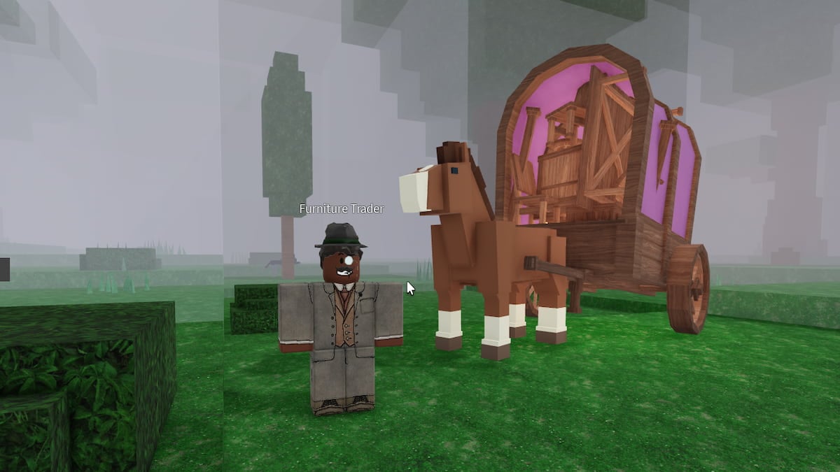 The Furniture Trader in 99 Nights in the Forest
