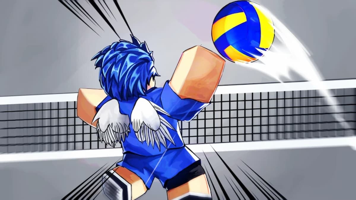 A player using the Kazana Style in Volleyball Legends