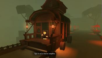 The Traveling Merchant Wagon in Rogueblox