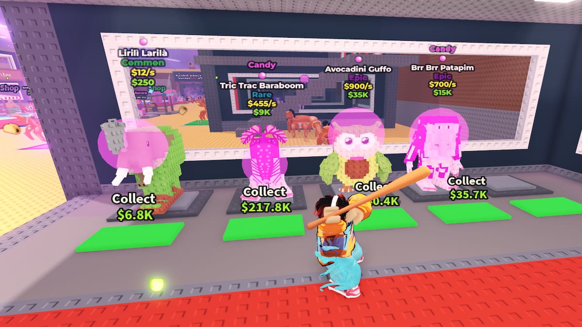 A player with several Bubblegum Trait Characters