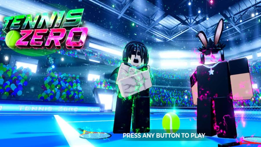 Two Players in Tennis Zero