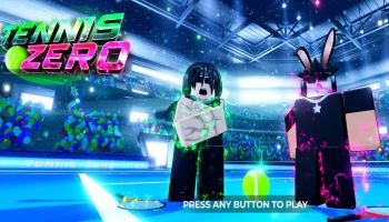 Two Players in Tennis Zero