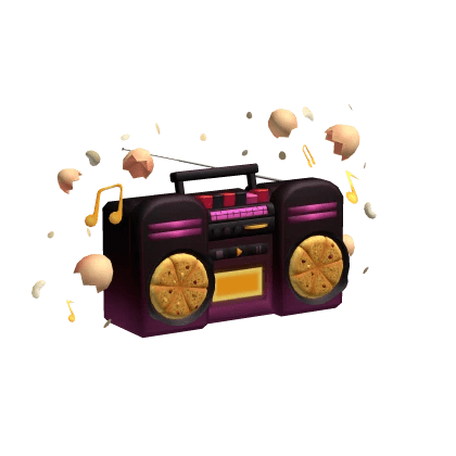 Roblox The Hatch Egg Hunt - Festive Frittata Boombox