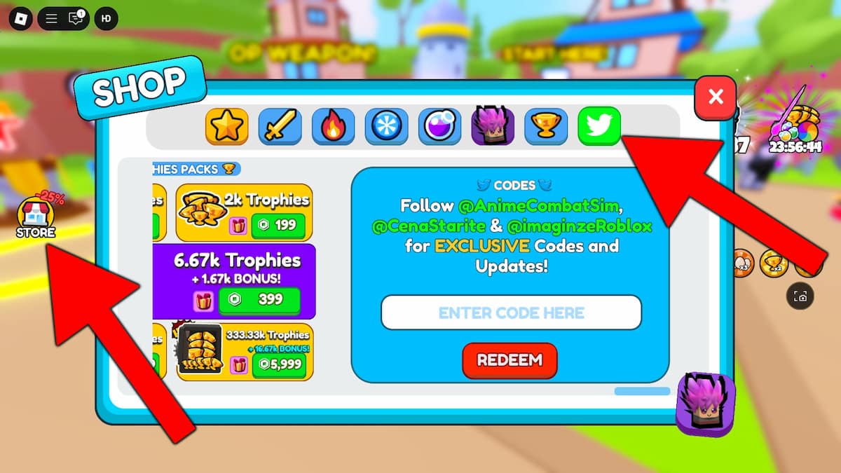 How to redeem Anime Sword Master codes.