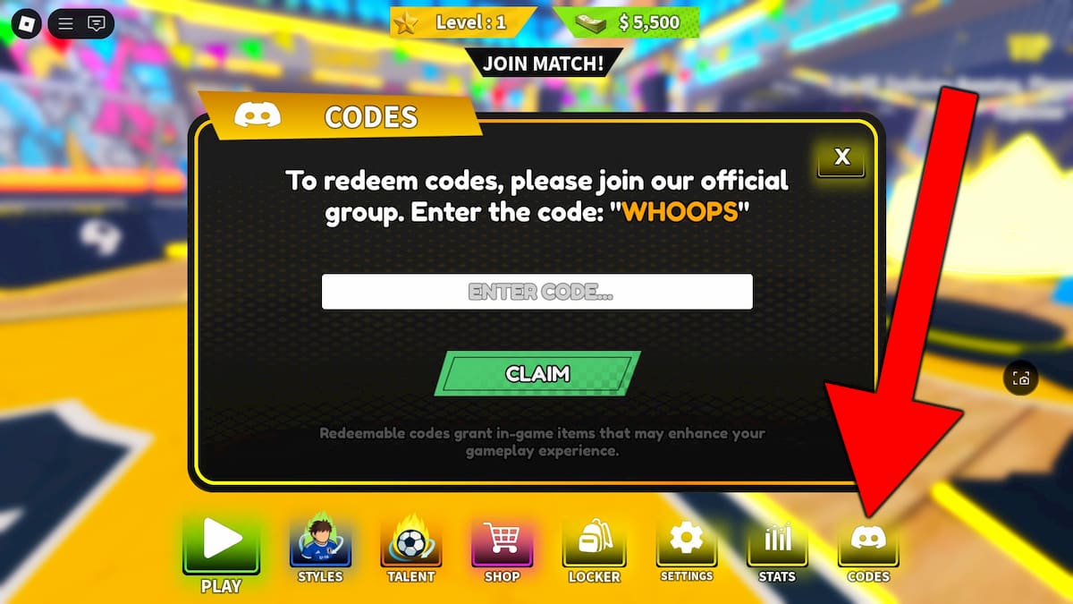 How to redeem Tsubasa: Final Shot codes.