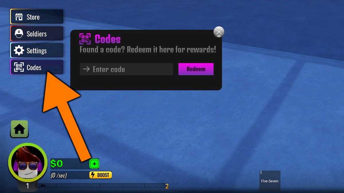 How to redeem Zombie Resistance Tycoon codes.