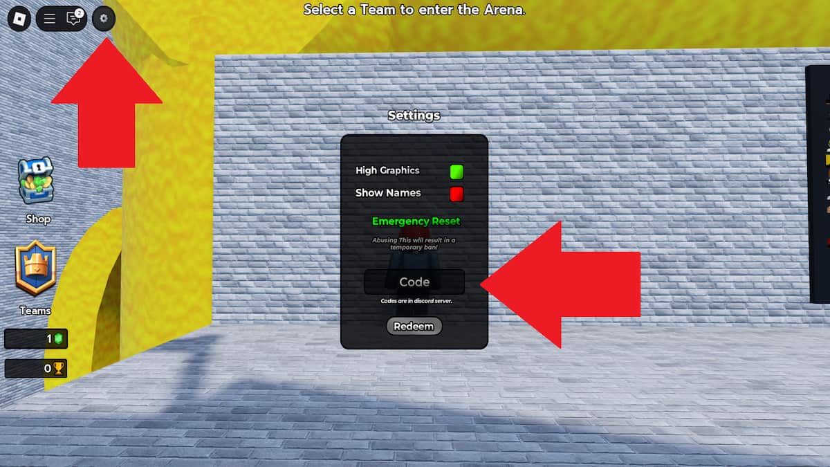How to redeem Clash Royale by roblox codes