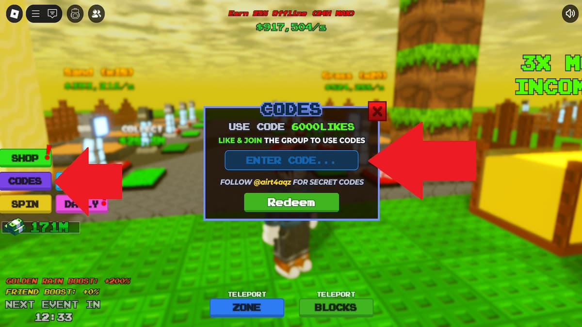 How to redeem Stack the Blocks codes