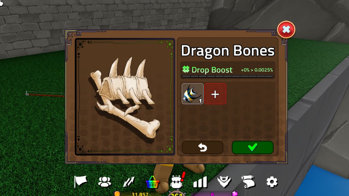 The Dragon Bones Drop Rate Boost