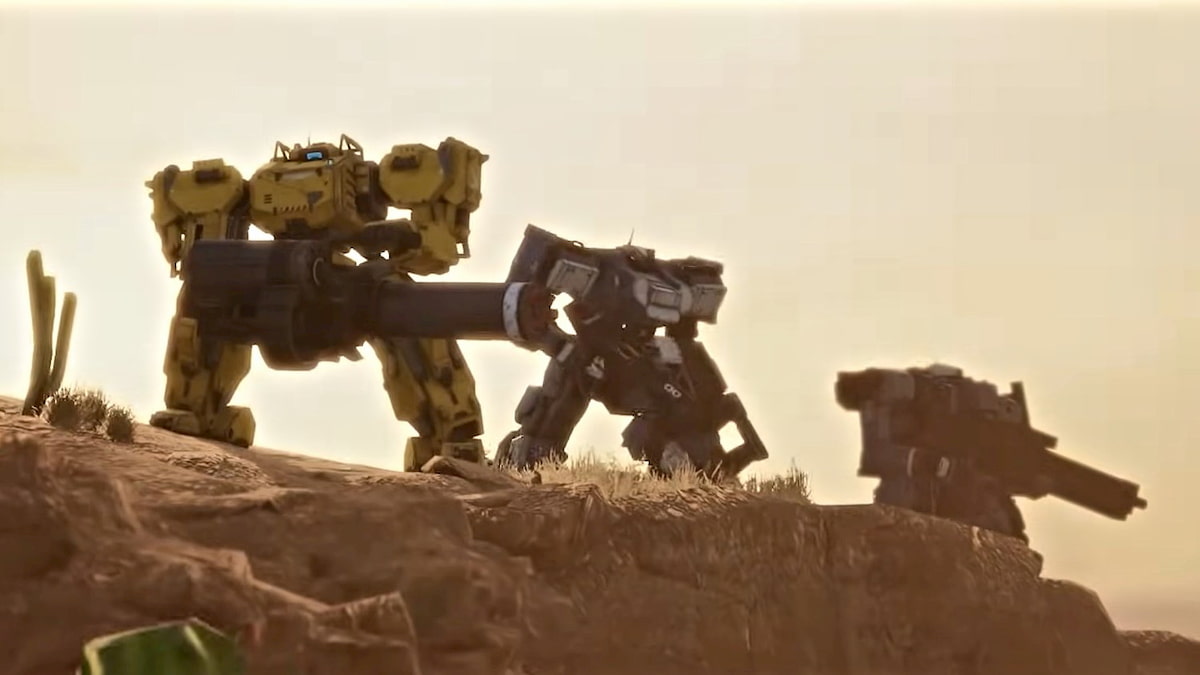 Mecharashi trailer screenshot.