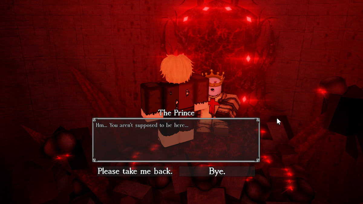 The RogueBlox Leaving Crimson Dialogue