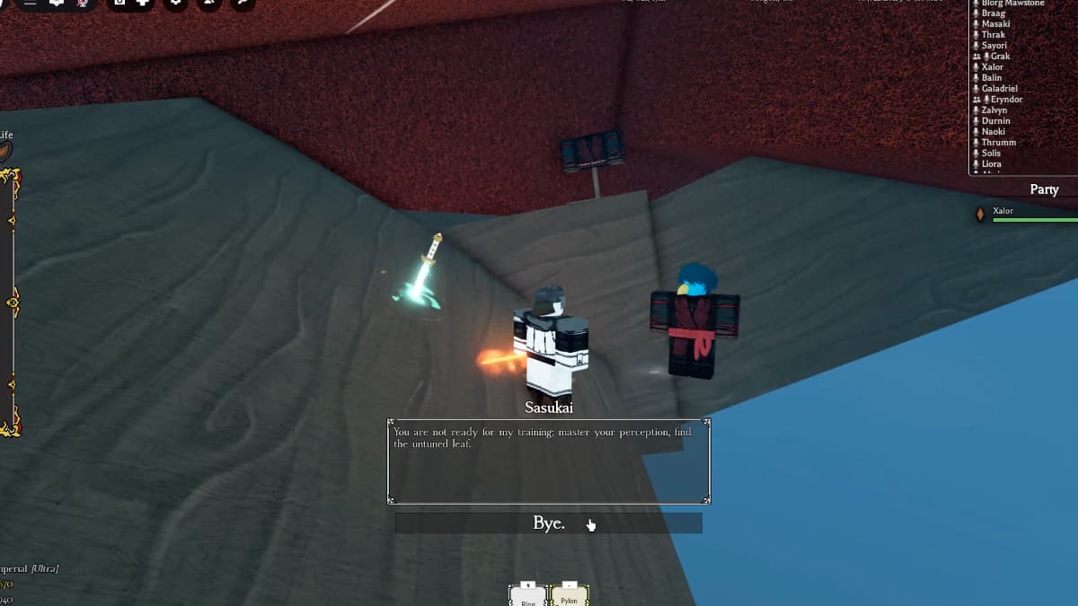 Shinobi Ultra Class Trainer location in Rogueblox