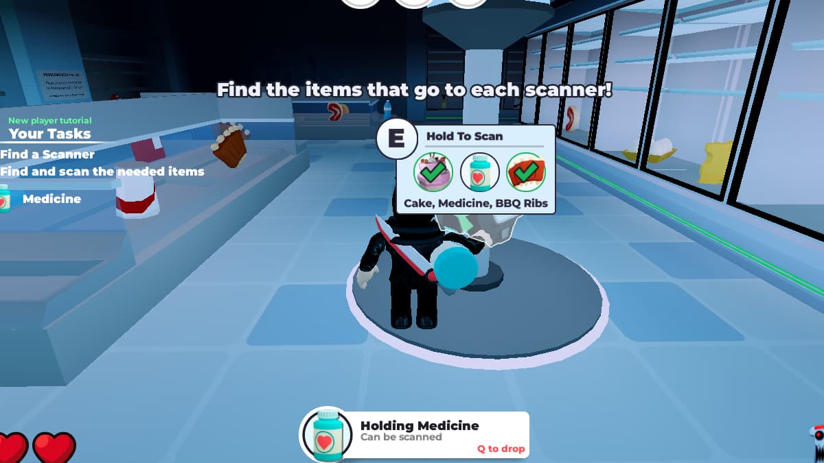 scanning item in HAPPY - Roblox The Hatch Event