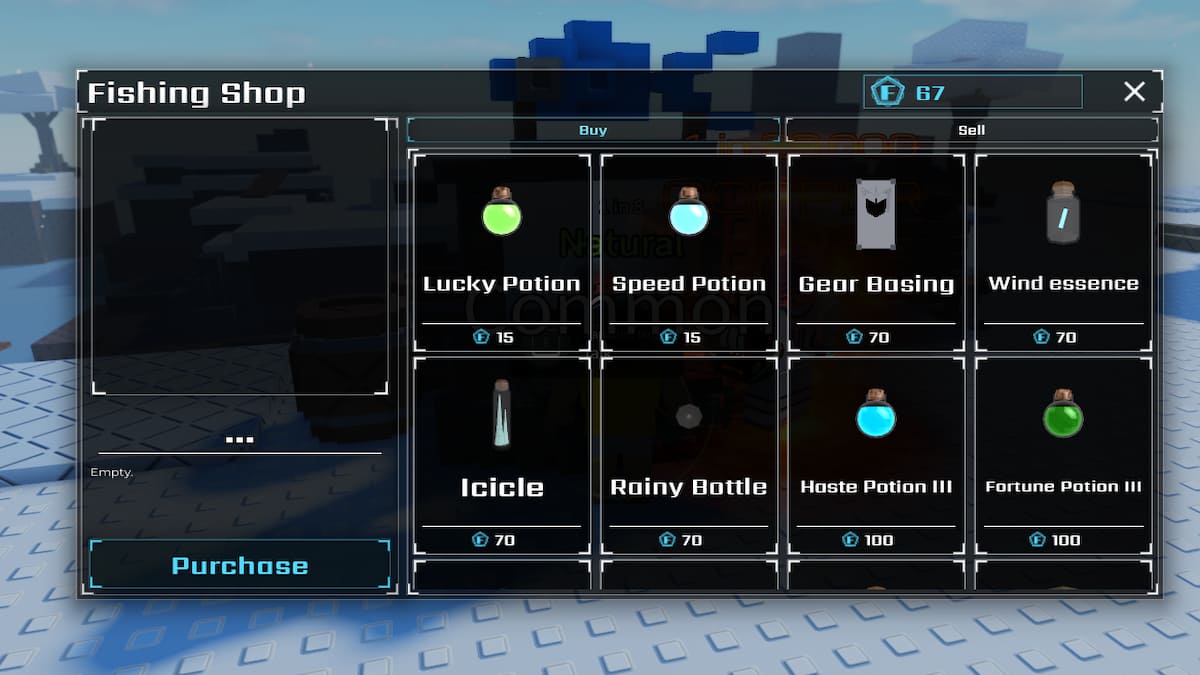 The Fish Shop Items