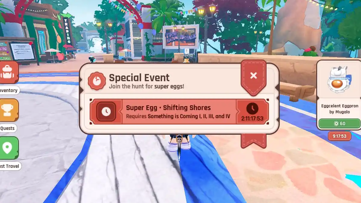 Super Egg - Shifting Shores quest in Roblox The Hatch event