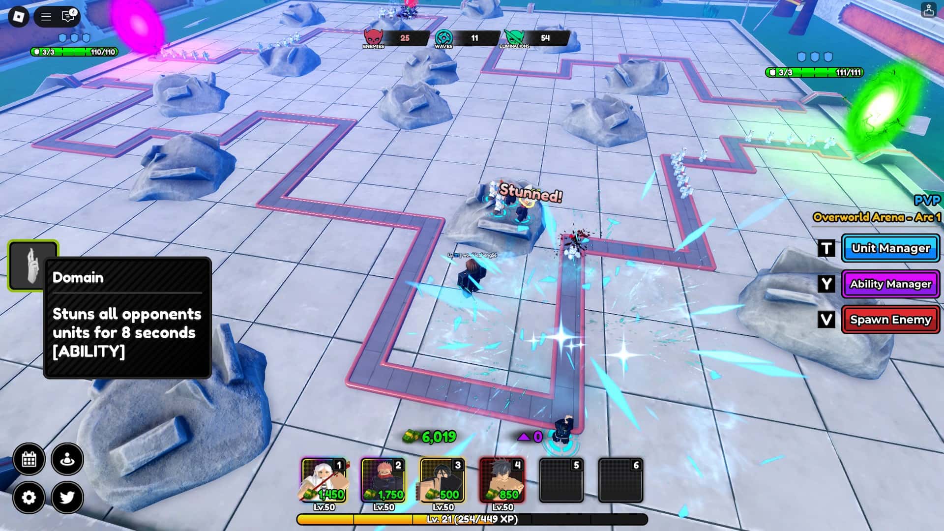 All Star Tower Defense X Roblox experience Ranked Arena PvP gameplay