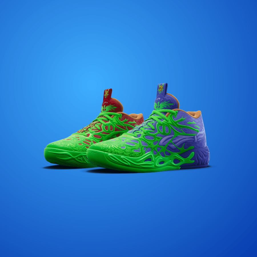 PUMA x LAMELO BALL x TMNT MB.04 ‘Raphael and Donatello’ shoes
