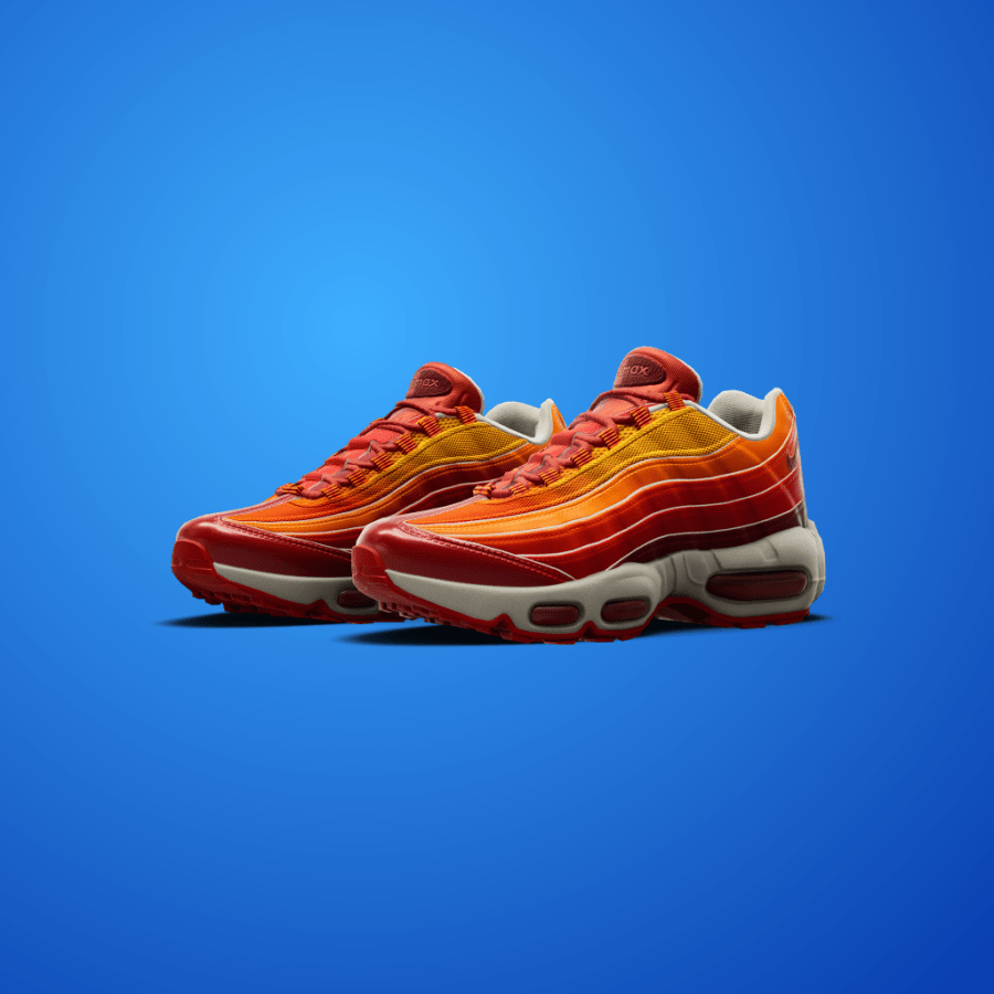 Nike Air Max 95 ‘Deep Red/Orange Blaze’ shoes