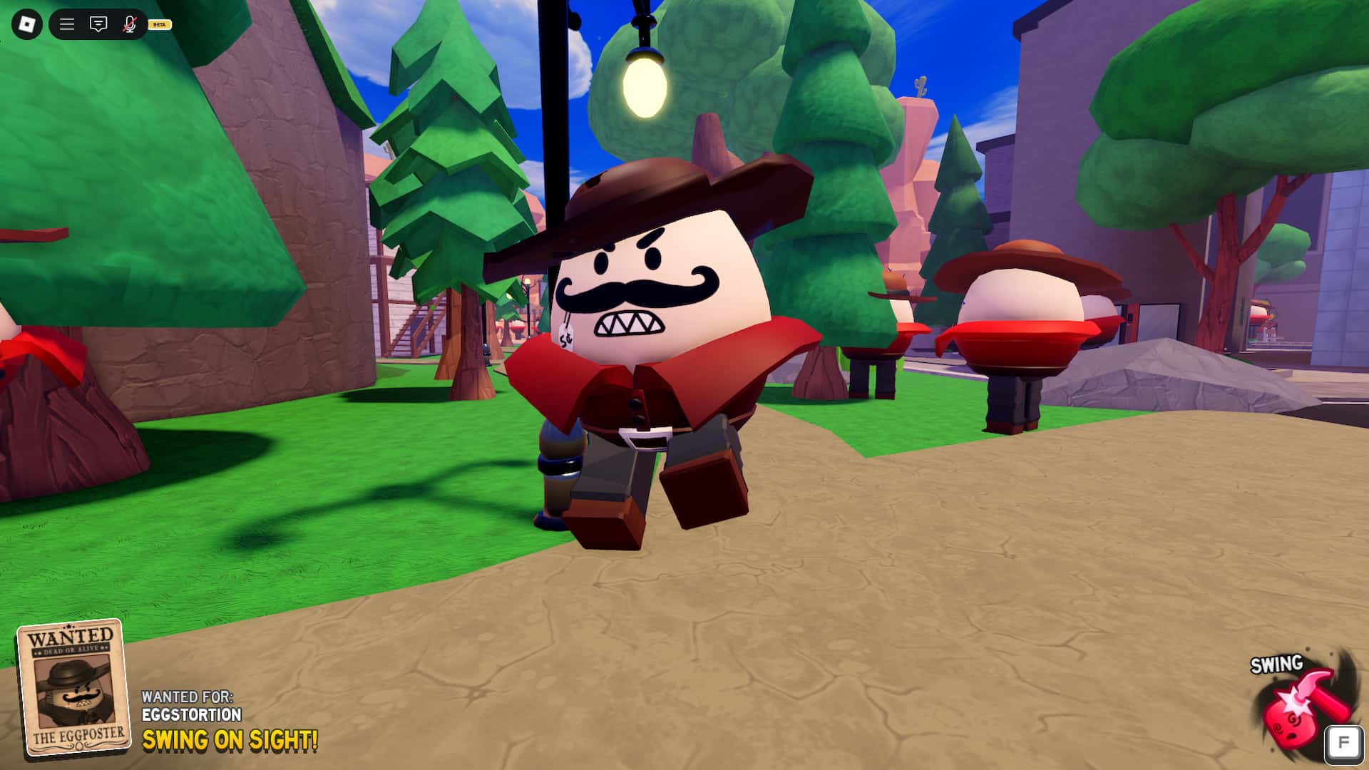 How to get the ice biome egg in the Be NPC or DIE experience in the Roblox The Hatch event.