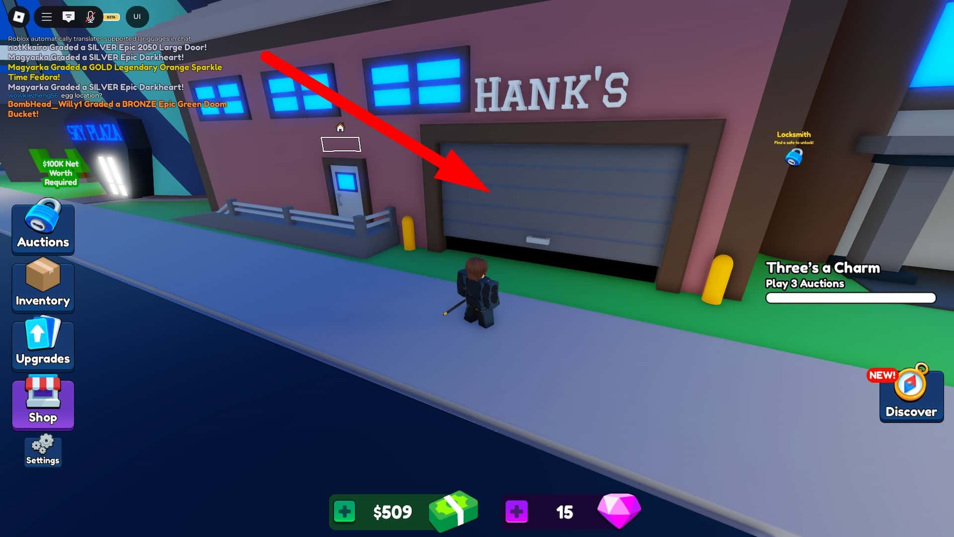 How to get the ice biome egg in the Bid Battles experience in the Roblox The Hatch event.