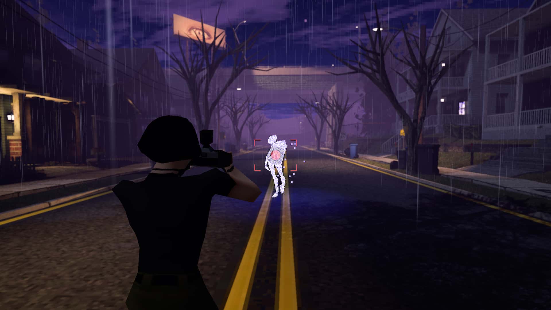 Blue Static Ghost enemy in Heartworm