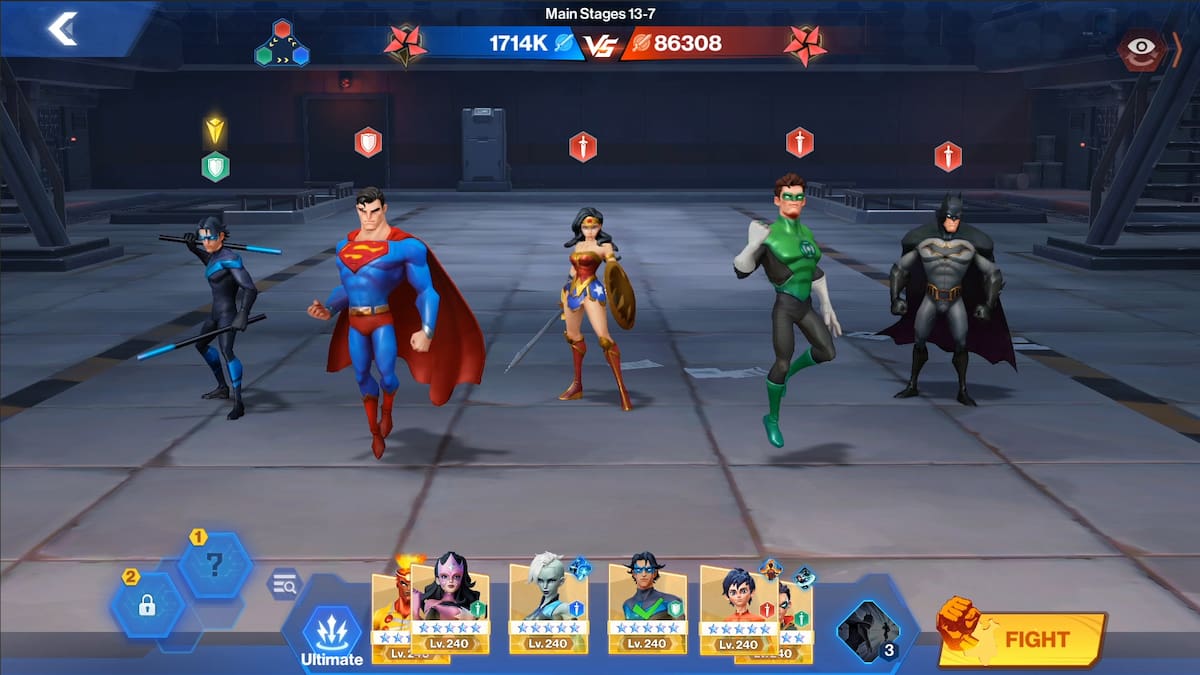 DC Worlds Collide in-game screenshot
