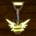 Divine Shovel from the Prospecting Roblox experience