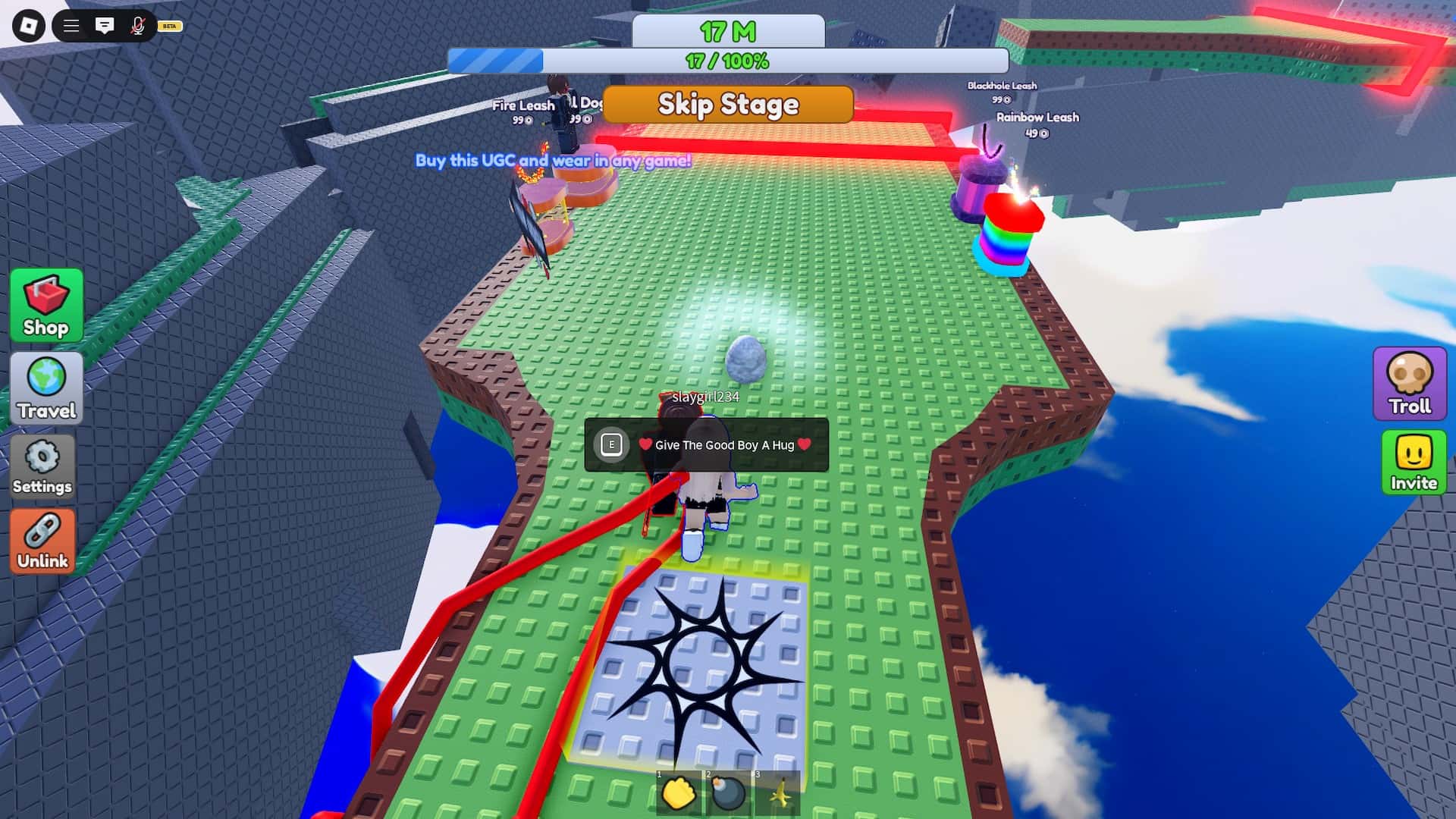 How to get the air biome egg in the Dog Walk 2 Player Obby experience in the Roblox The Hatch event.