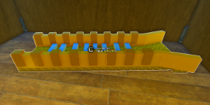 Gold Sluice Box from the Prospecting Roblox experience