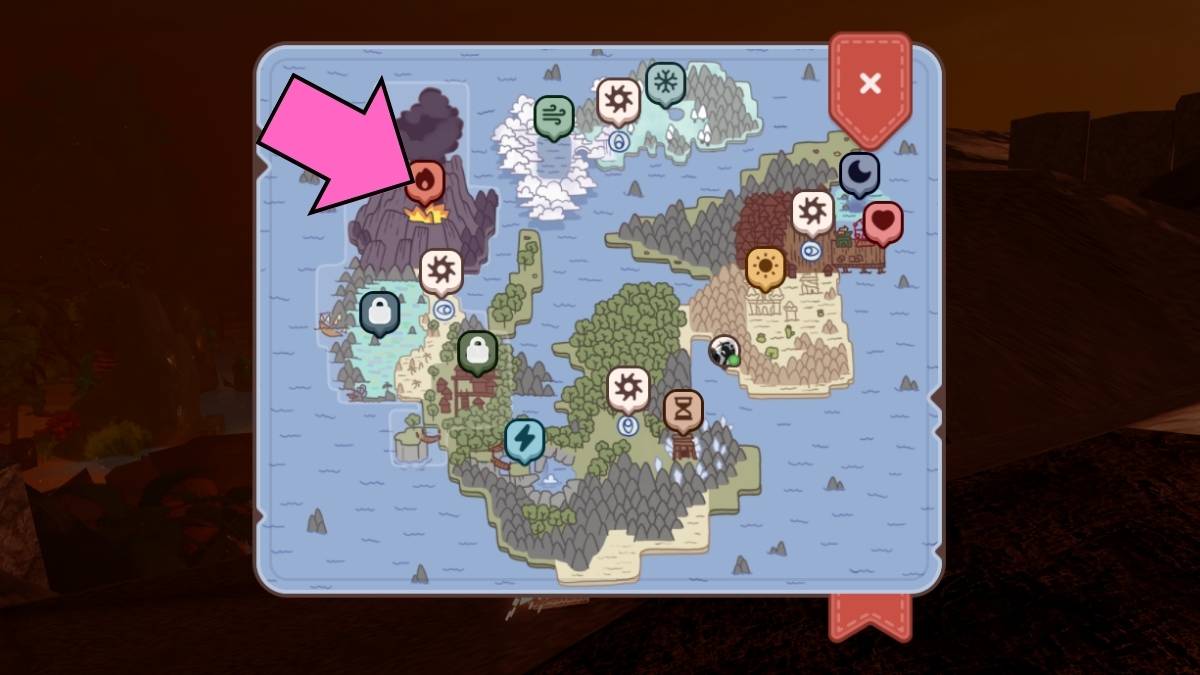 Egg Hunt Fire Biome Map