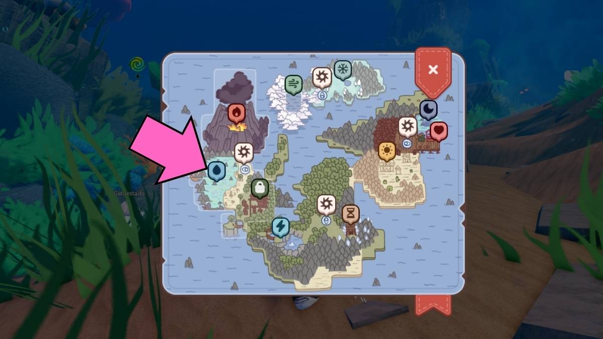 Egg Hunt Water Biome Map