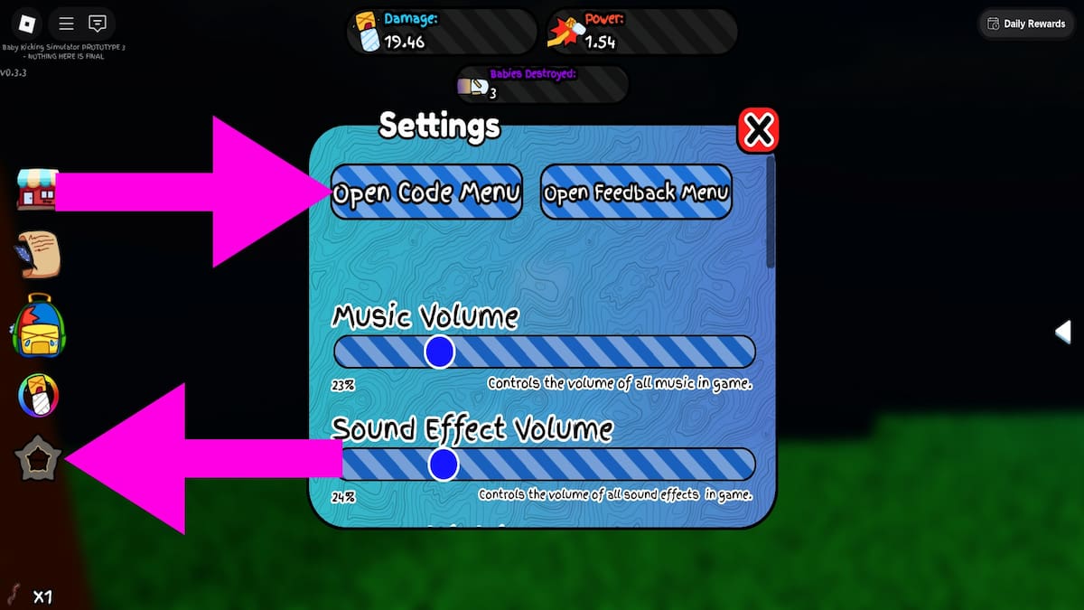 How to redeem Baby Kicking Simulator codes