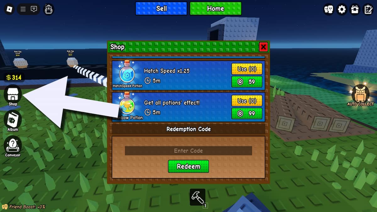 How to redeem codes in Build a Zoo.