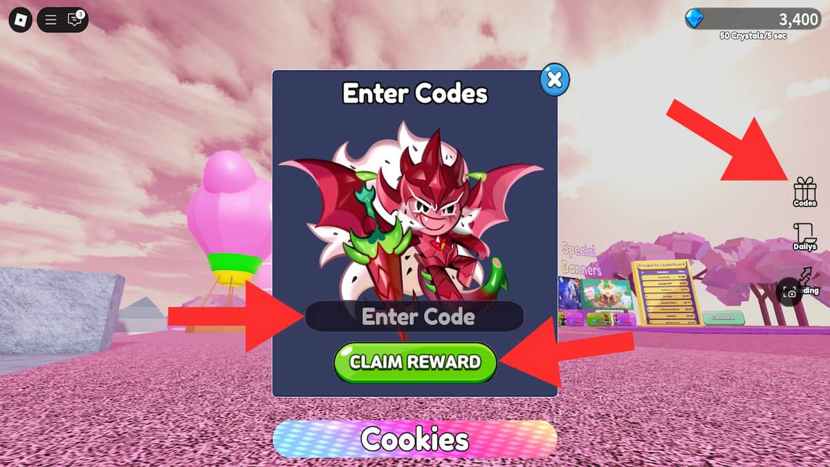 How to redeem Cookie Run Gacha Simulator codes