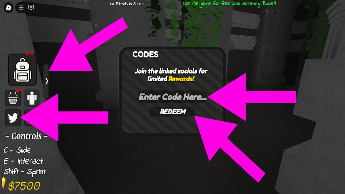 How to redeem Greed codes