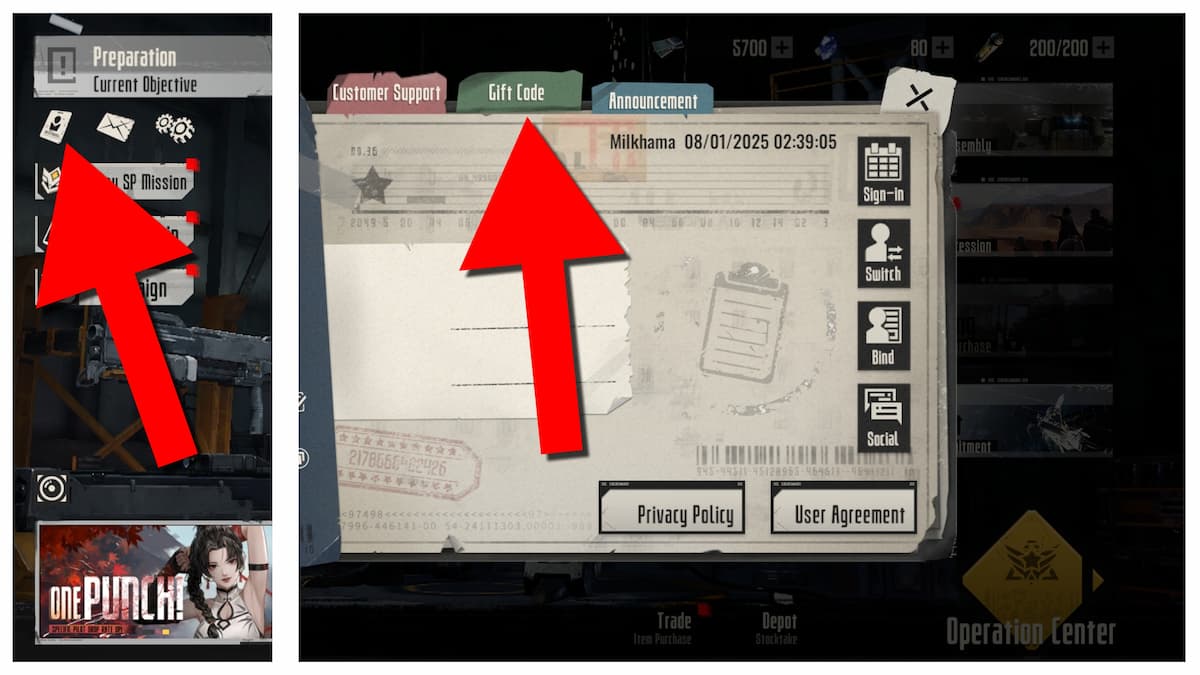 How to redeem Mecharashi codes.