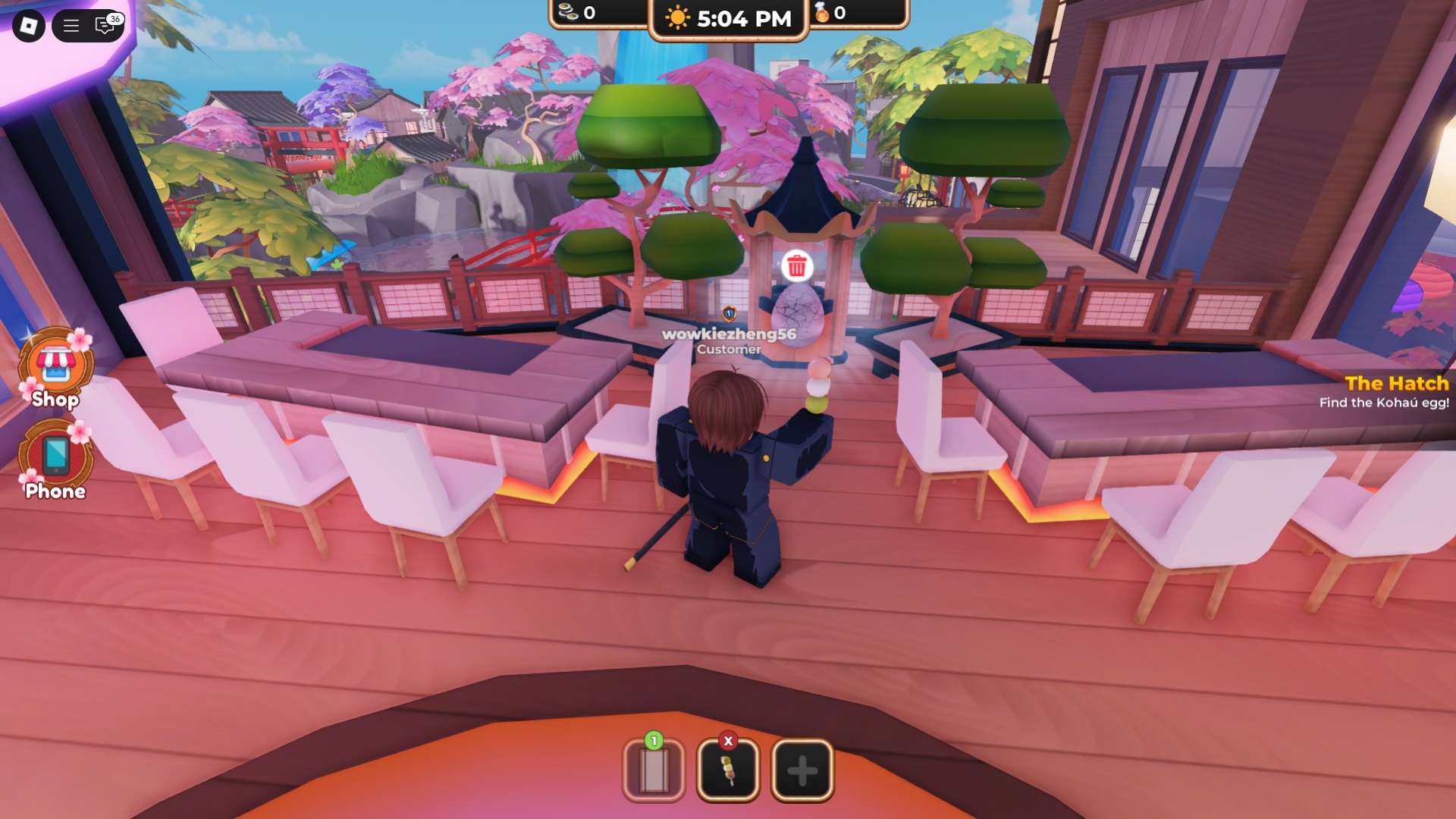 How to get the Kohau Hibachi Restaurant experience The Hatch Roblox event egg
