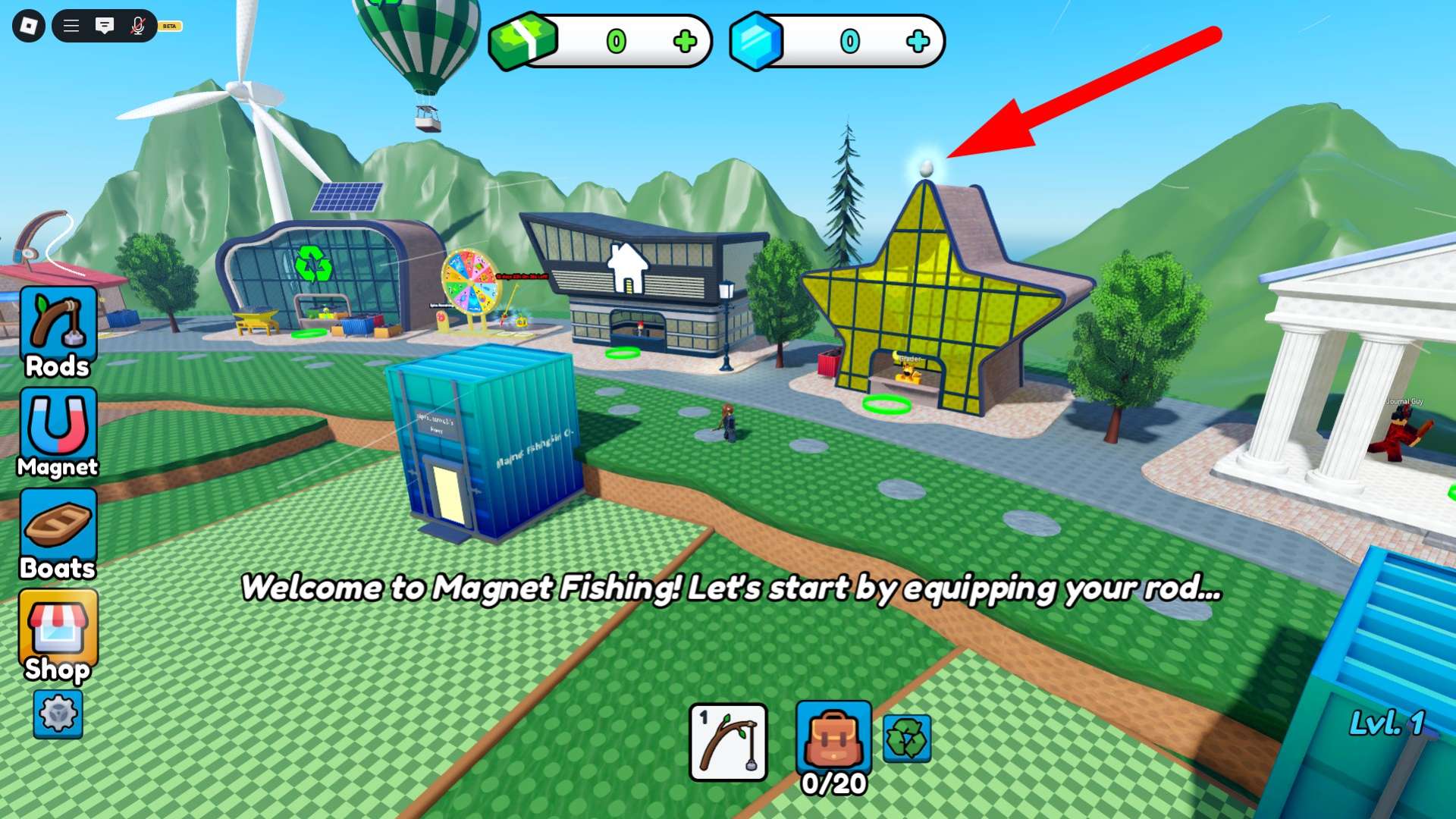 How to get the Magnet Fishing experience The Hatch Roblox event egg