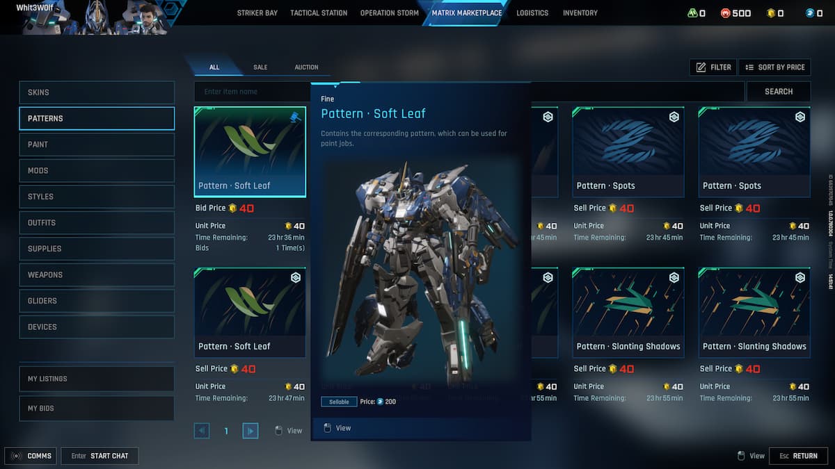customization options in Mecha Break