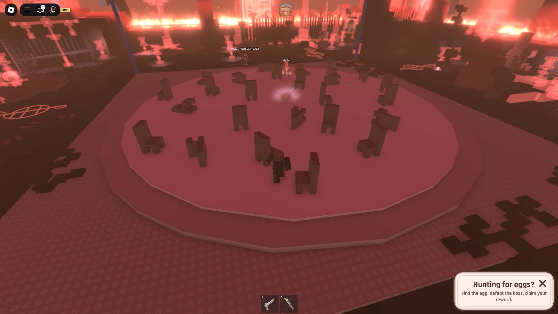 How to get the air biome egg in the Musical Chairs experience in the Roblox The Hatch event.