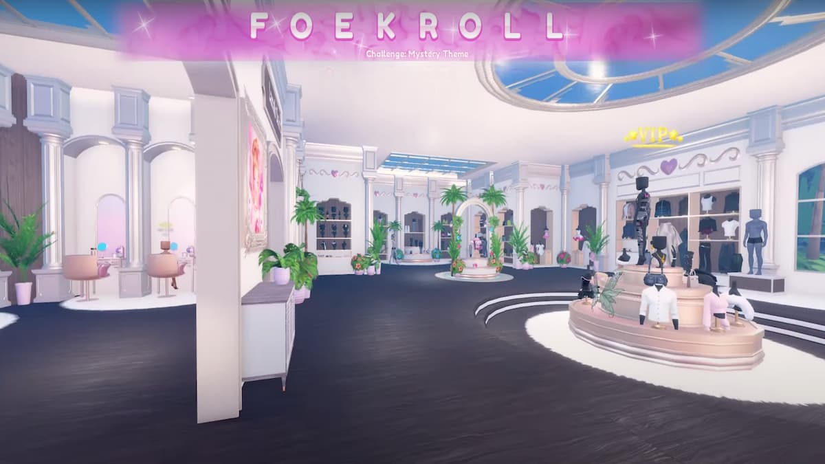 Screenshot of the Mystery Theme challenge.