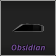 Obsidian ore in the Prospecting Roblox experience