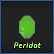 Peridot ore in the Prospecting Roblox experience