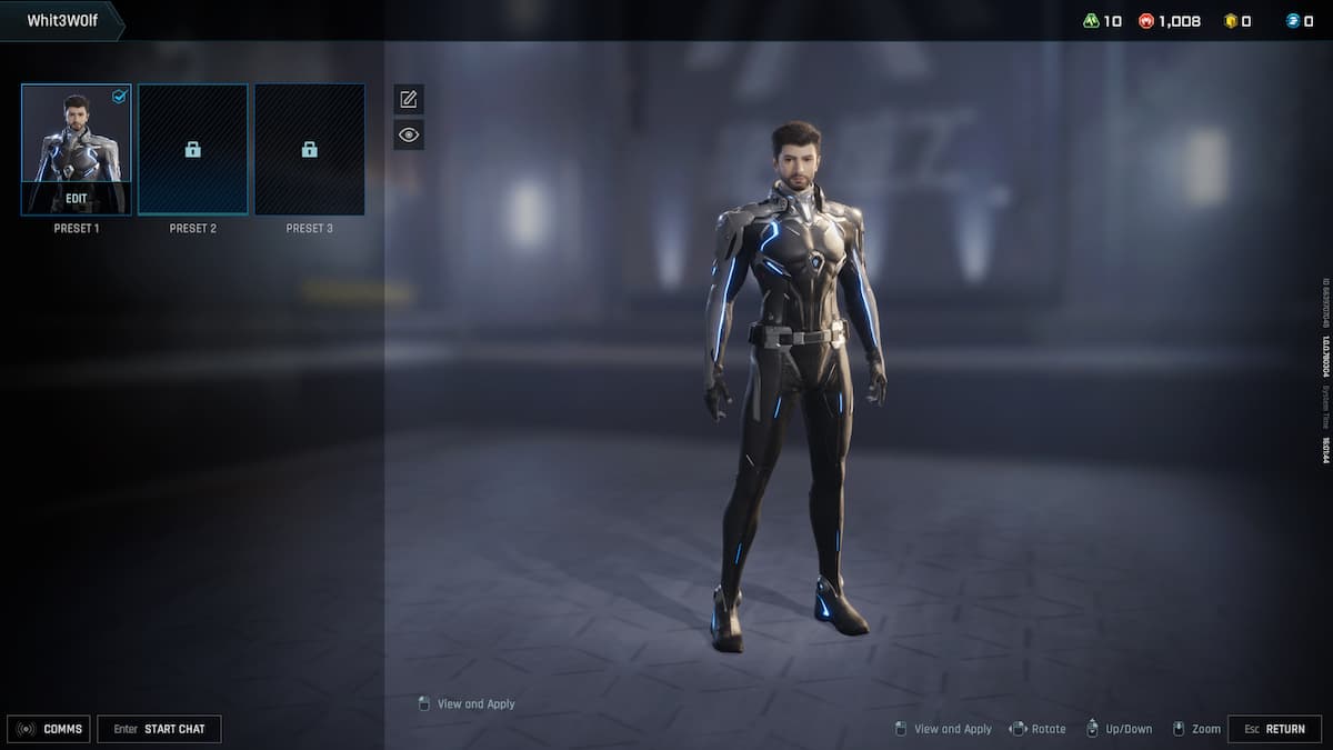 preset options in Mecha Break