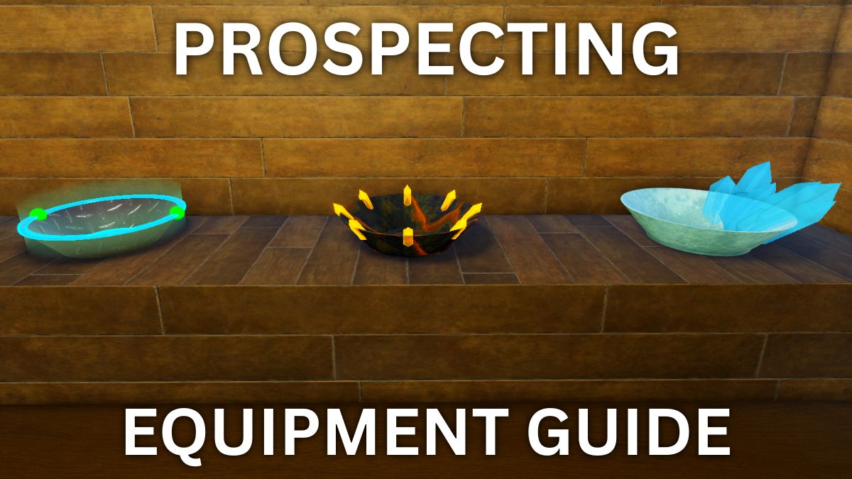 Prospecting Roblox equipment guide