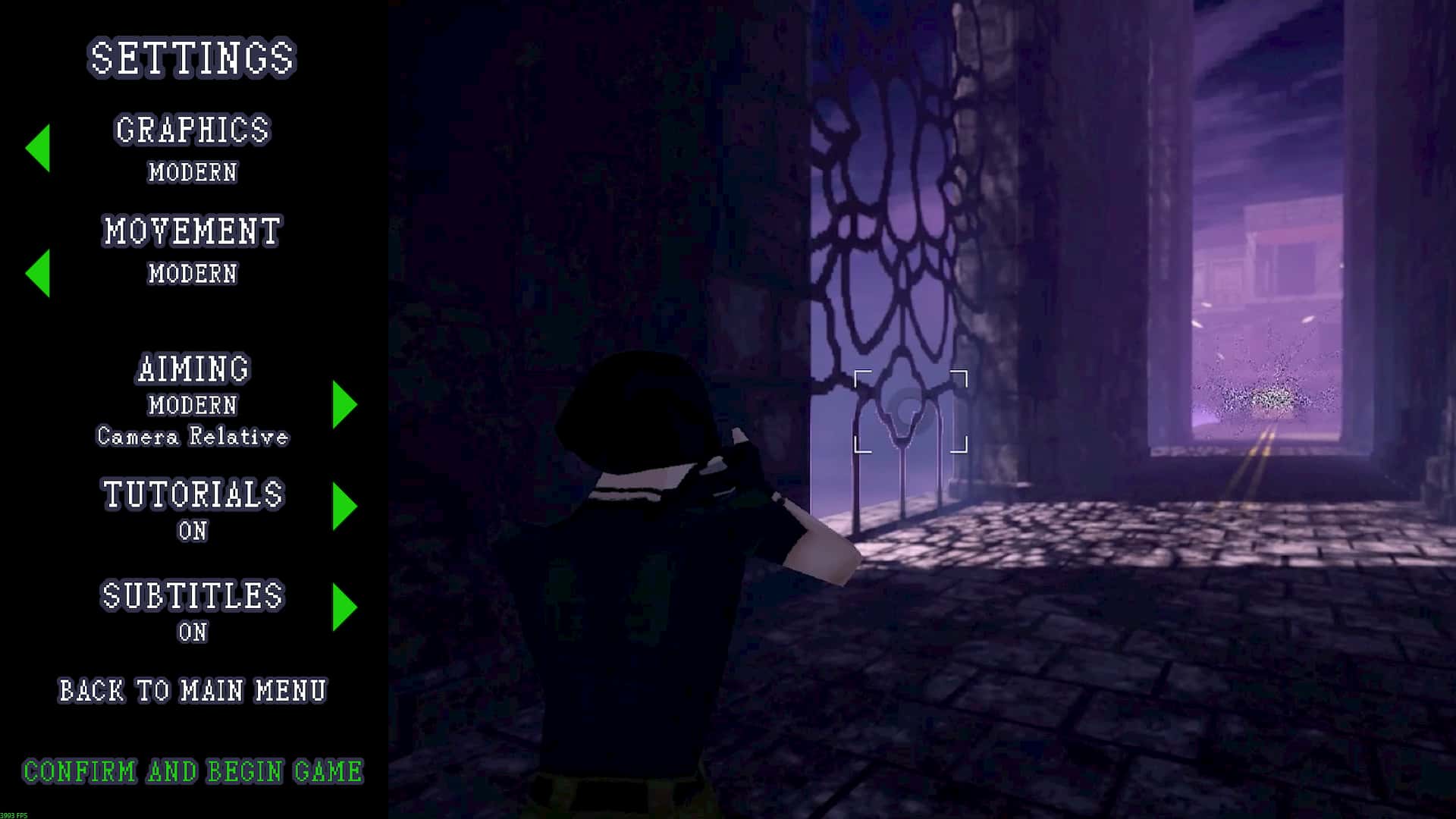 Recommended gameplay settings in Heartworm